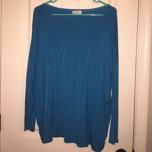 long sleeve piko top